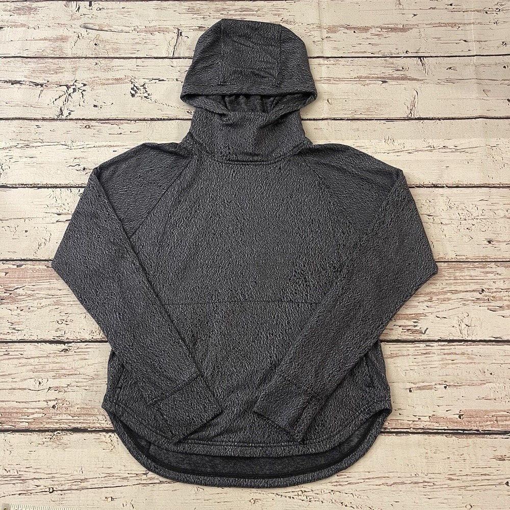 Lululemon Women's 8‎ Pick Up The Pace Long Sleeve Hoodie Jacquard w/ Thumb Holes